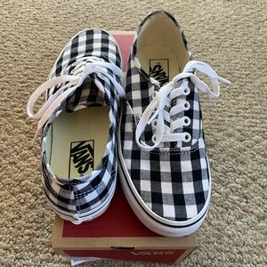 Gingham Black/True White Vans